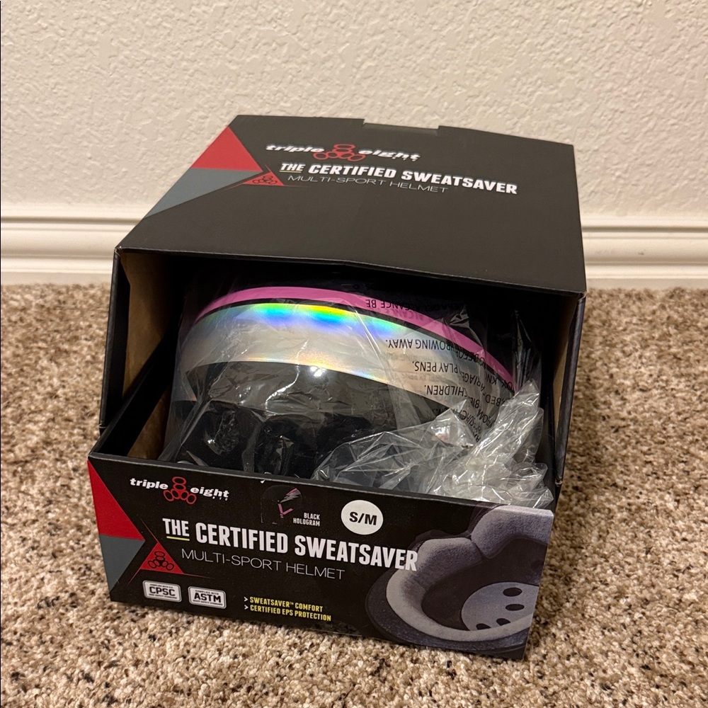 Silver Multi-Sport Helmet
